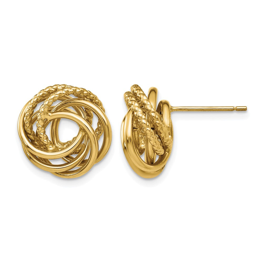 14k Love Knot Earrings
