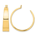 14k Polished Hoop Earring Jackets