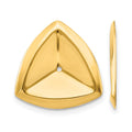 14k Polished Triangle Earring Jackets