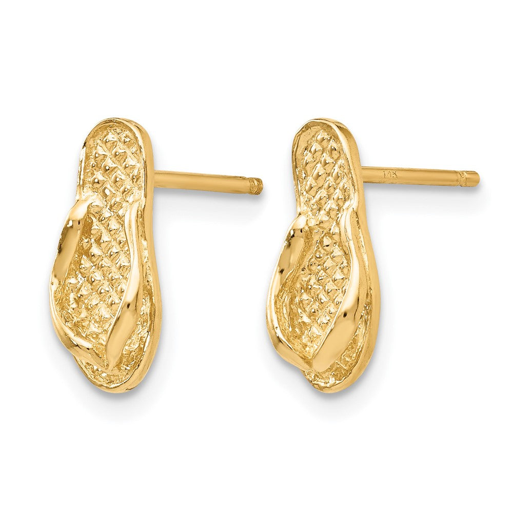 14k Flip Flop Earrings