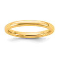 14KY 2.5mm European Comfort Fit Band
