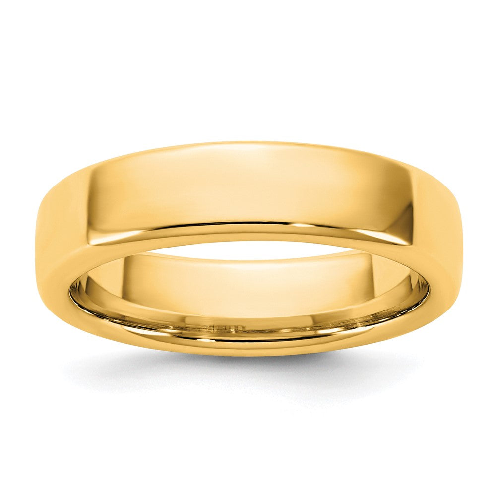 14KY 5mm European Comfort Fit Band