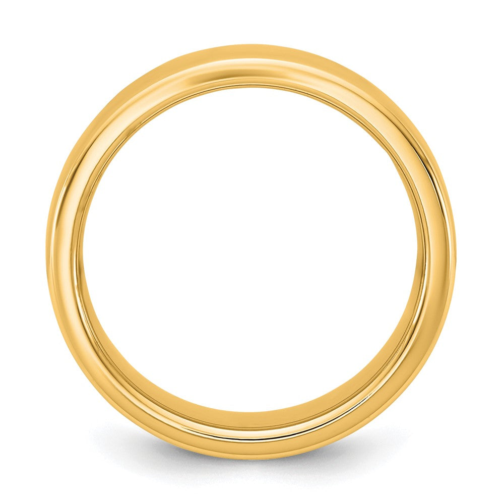 14KY 6mm European Comfort Fit Band
