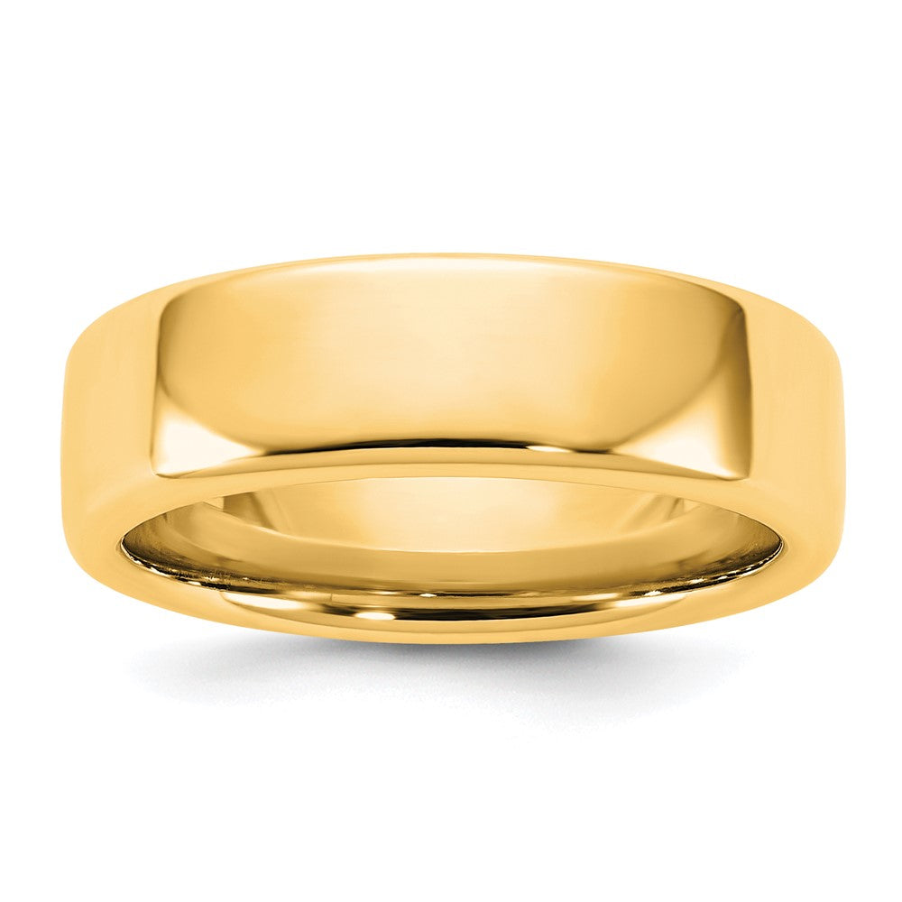 14KY 6mm European Comfort Fit Band