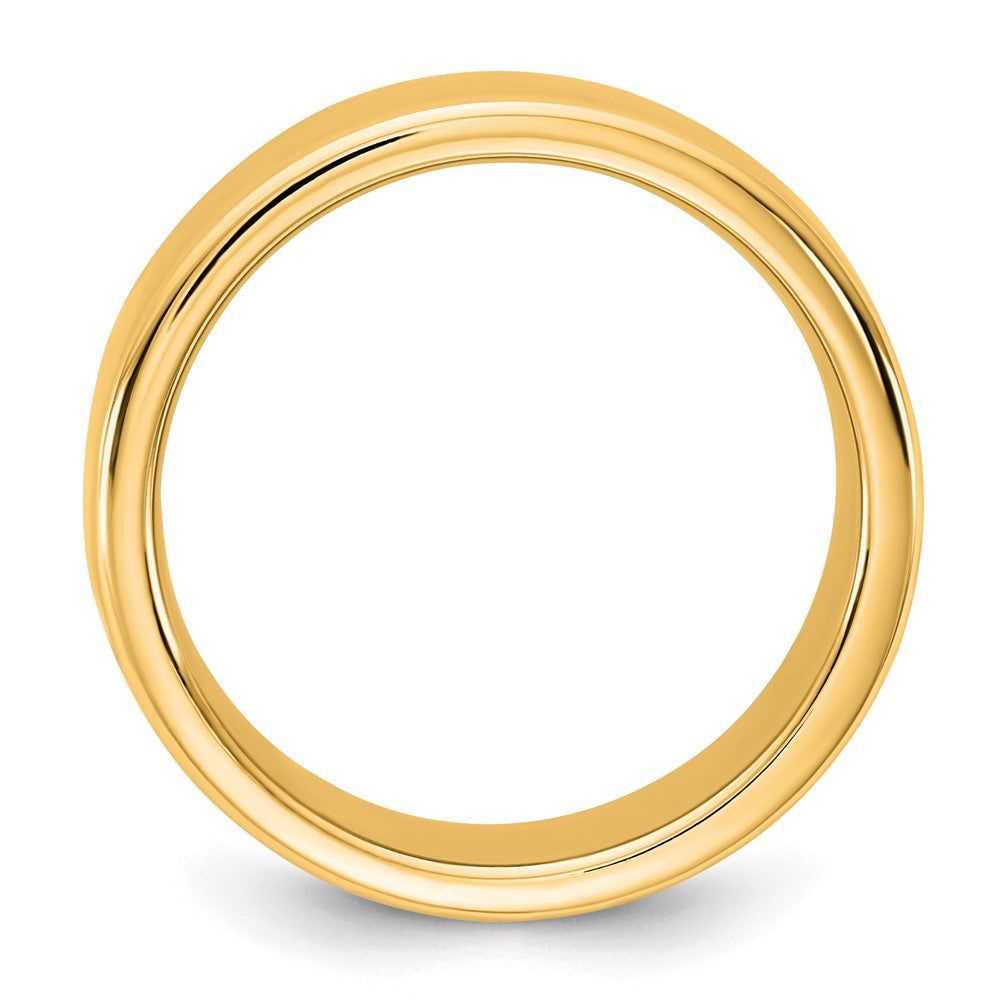 14KY 7mm European Comfort Fit Band