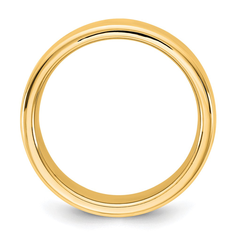 14KY 8mm European Comfort Fit Band