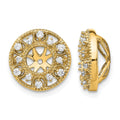 14k Fancy Diamond Earring Jackets