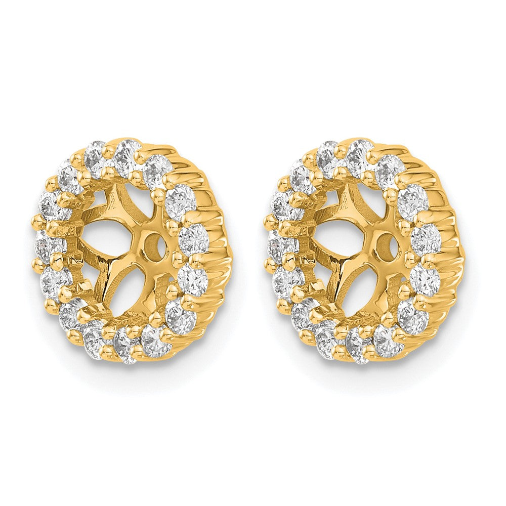 14k Diamond Earring Jackets-Mtg only-NO Dias.