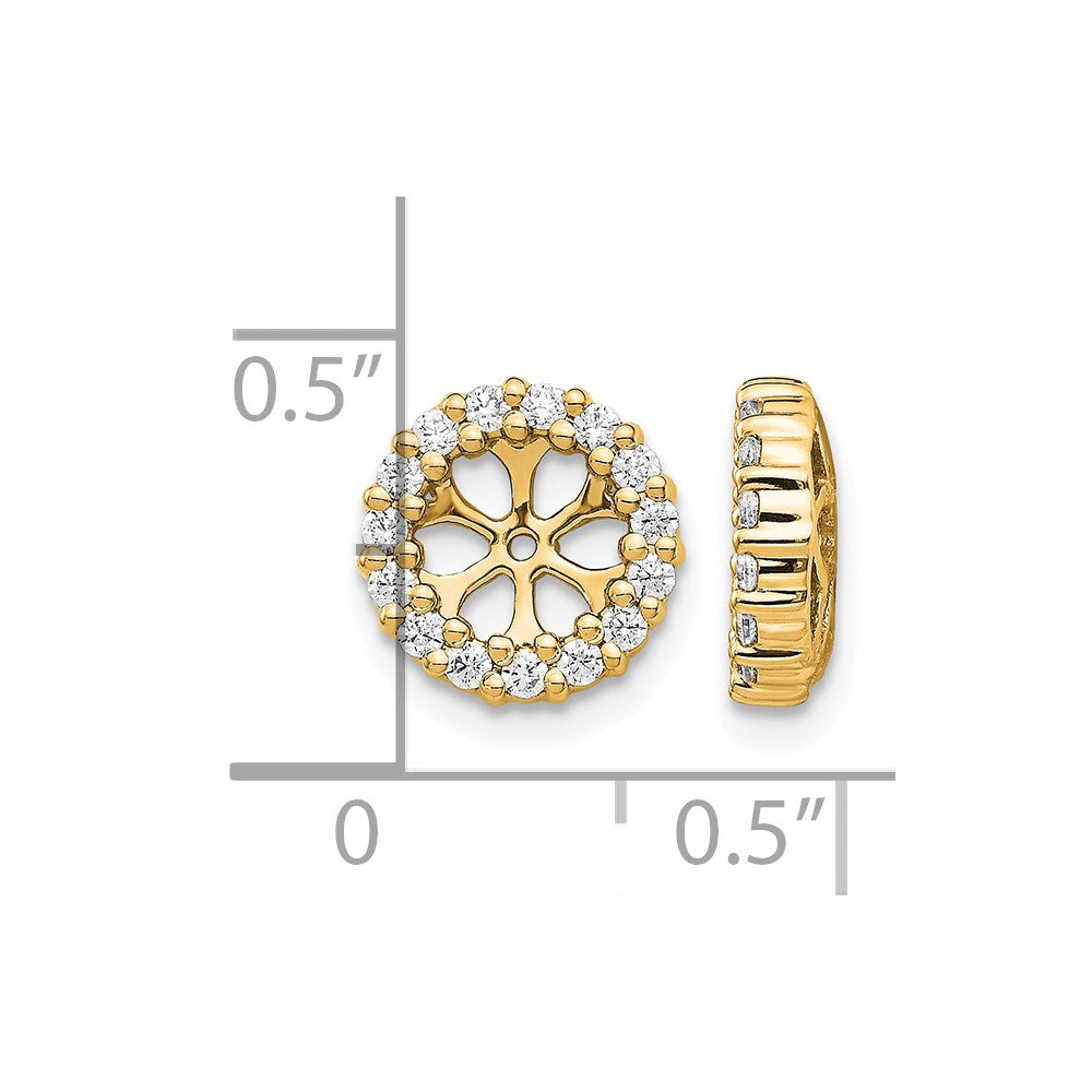 14k Diamond Earring Jackets