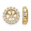 14k Diamond Earring Jackets