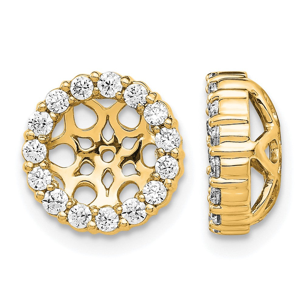 14k Diamond Earring Jackets