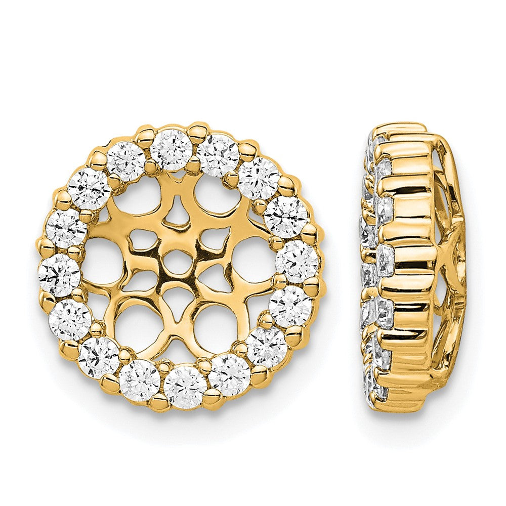 14k Diamond Earring Jackets