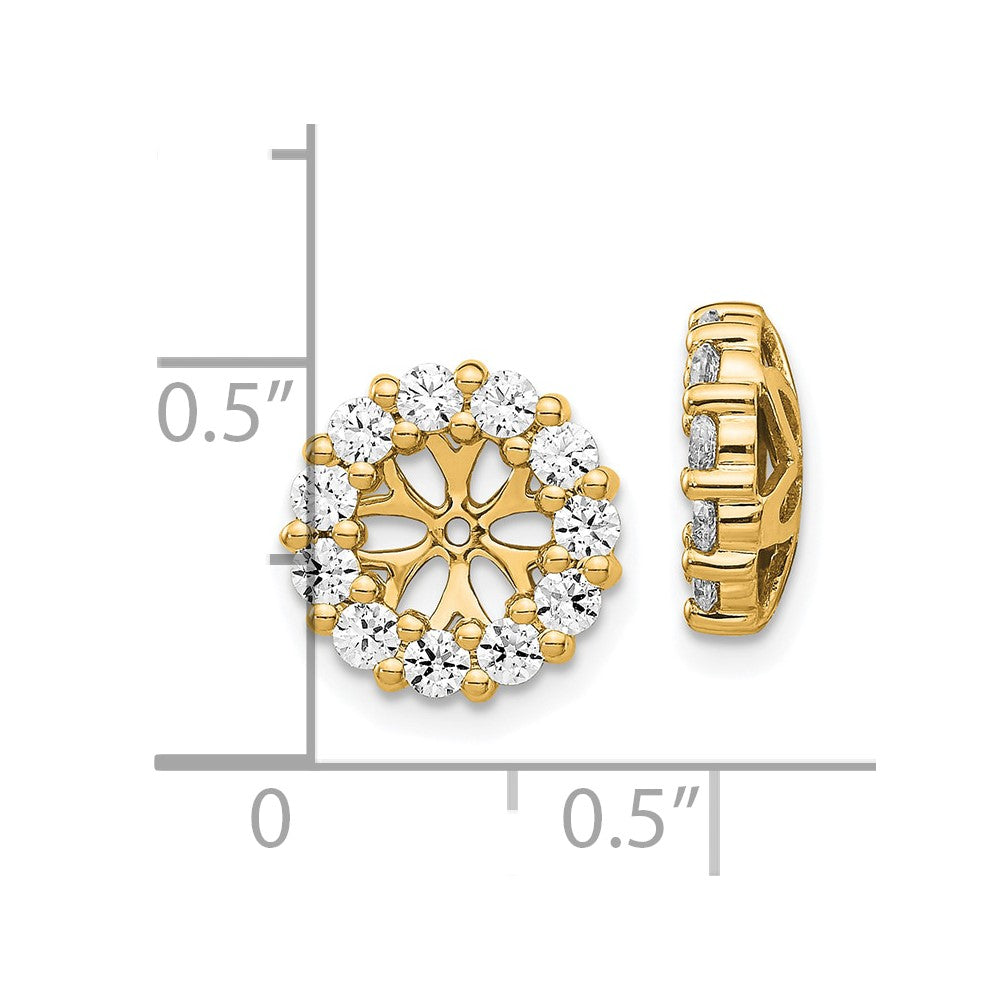 14k Diamond Earring Jackets