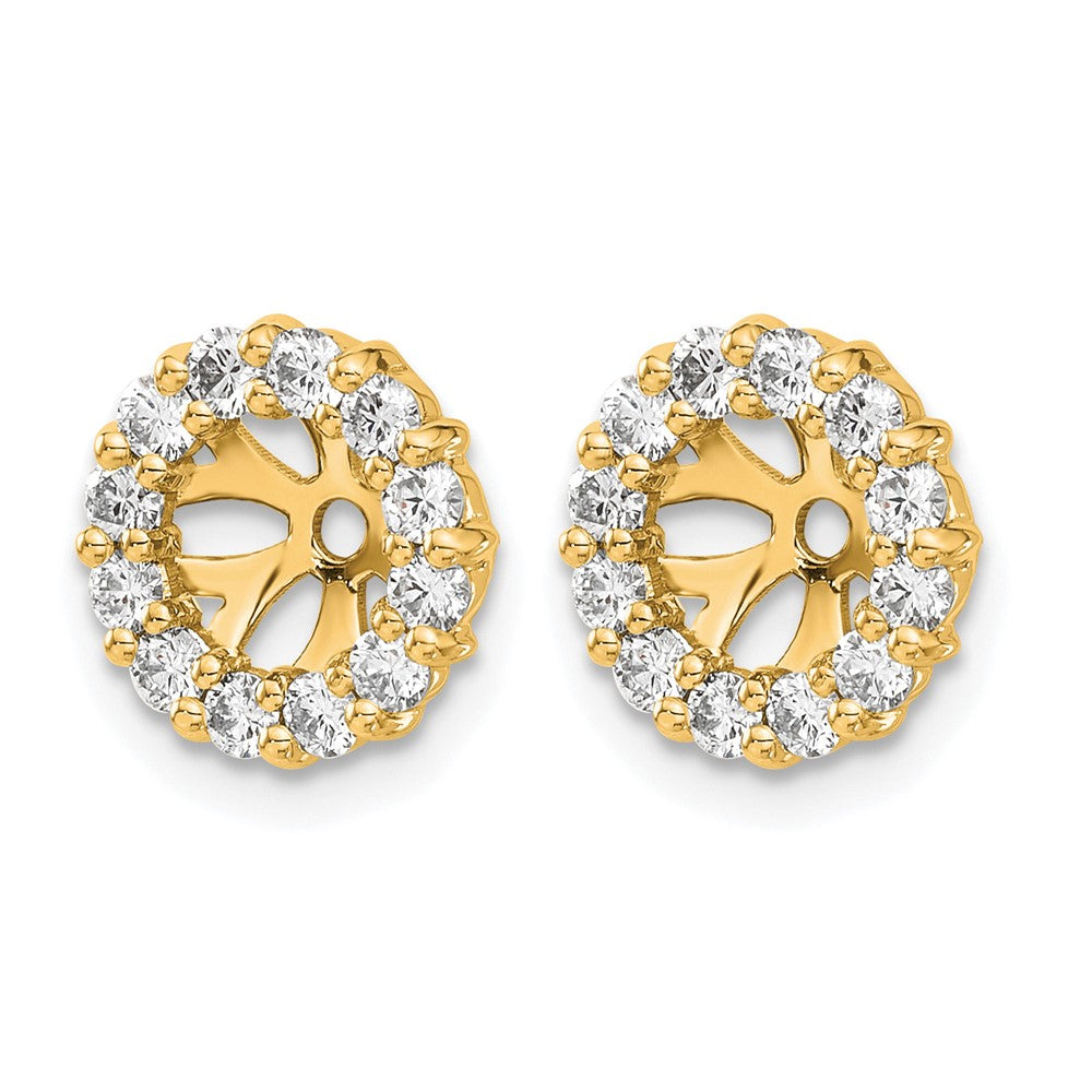 14k Diamond Earring Jackets