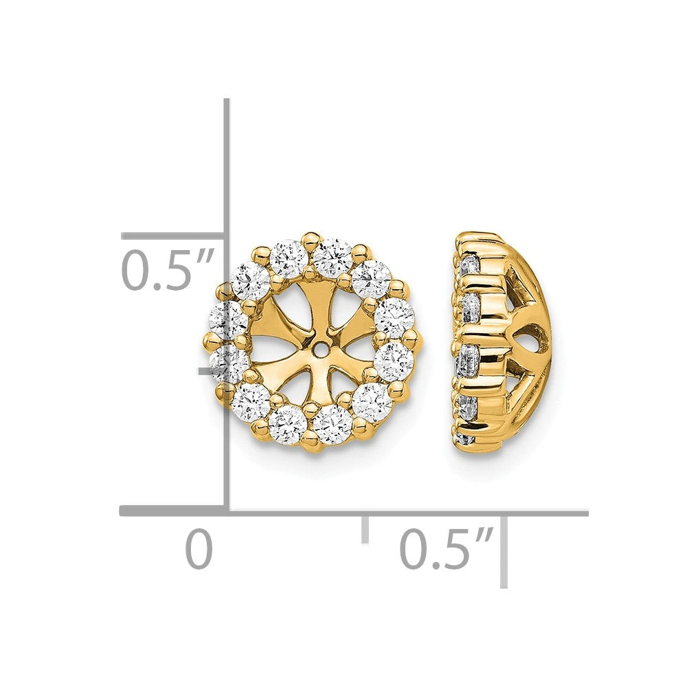 14k Diamond Earring Jackets