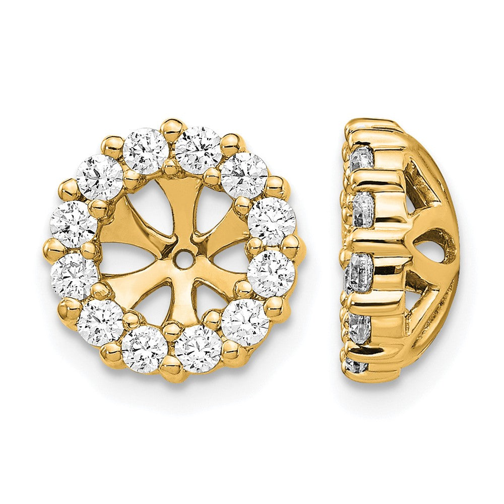 14k Diamond Earring Jackets