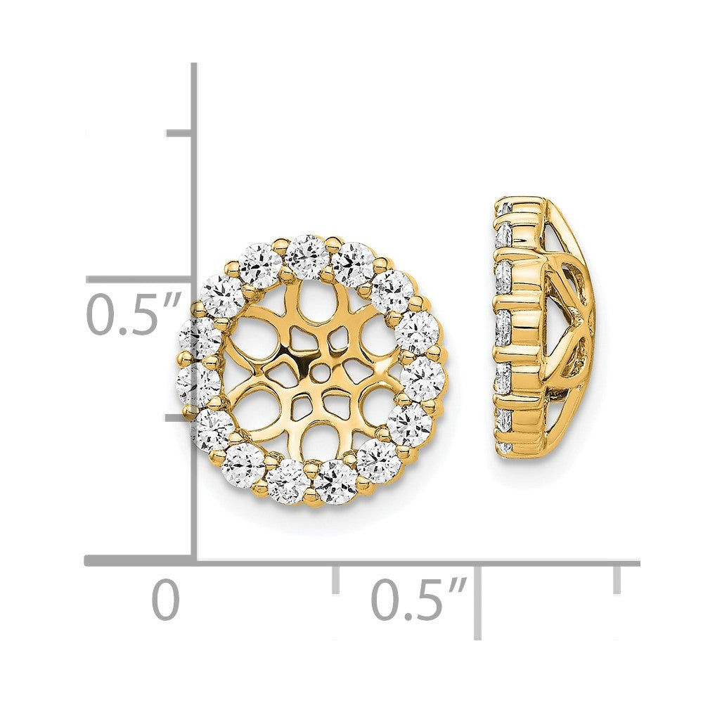 14k Diamond Earring Jackets