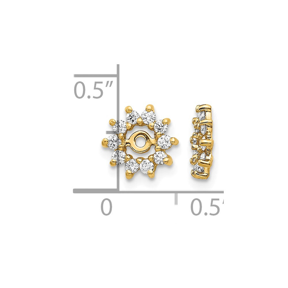 14k AA Diamond Earring Jacket