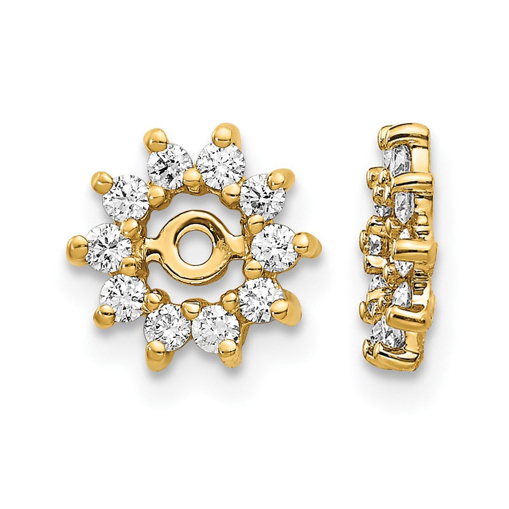 14k AA Diamond Earring Jacket