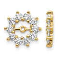 14k AA Fancy Diamond Earring Jacket