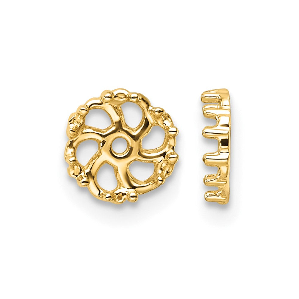 14k Diamond Earring Jacket Mountings