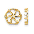 14k Diamond Earrings Jacket Mountings