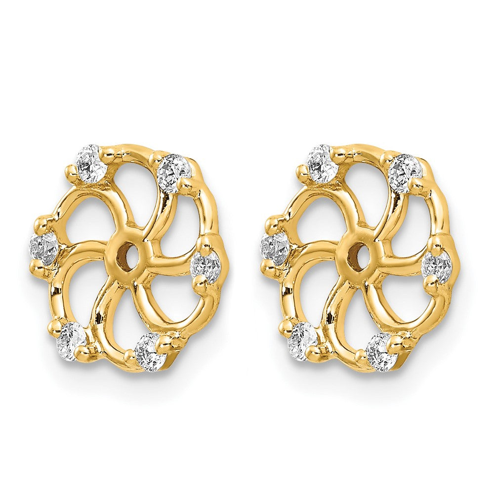 14k AA Diamond Earring Jacket