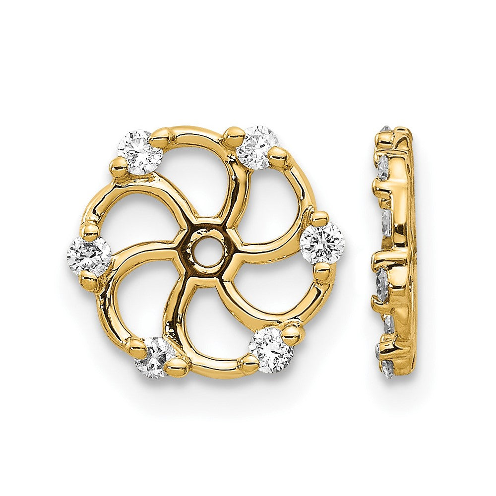 14k AA Diamond Earring Jacket