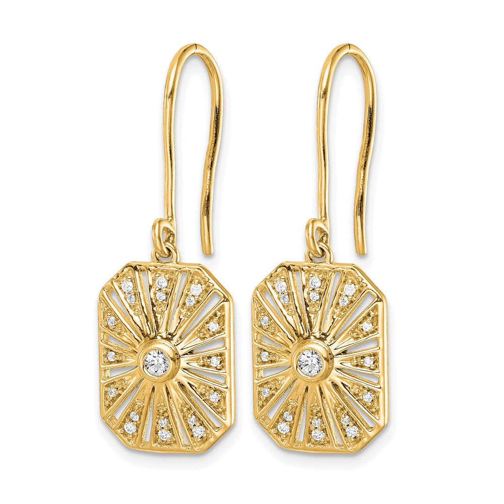 14k Diamond Vintage Earrings