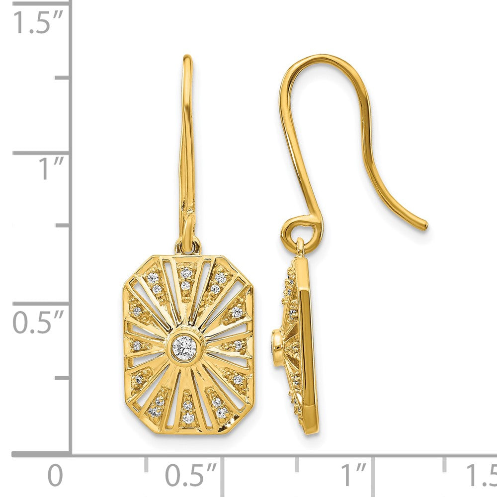 14k Diamond Vintage Earrings