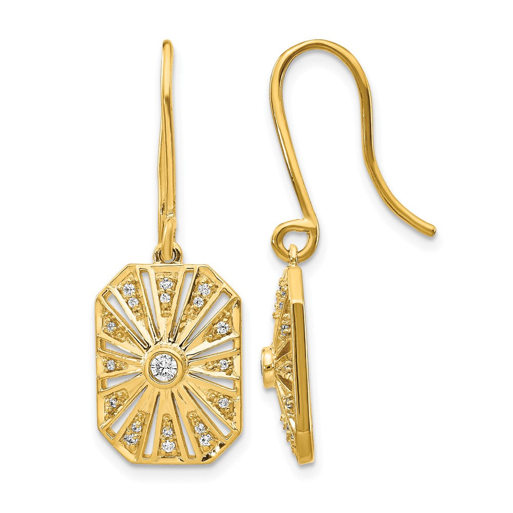 14k Diamond Vintage Earrings