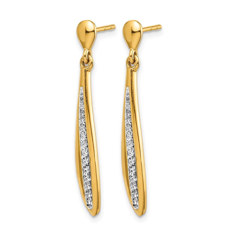 14k Diamond Post Earrings