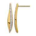 14k Diamond Post Earrings