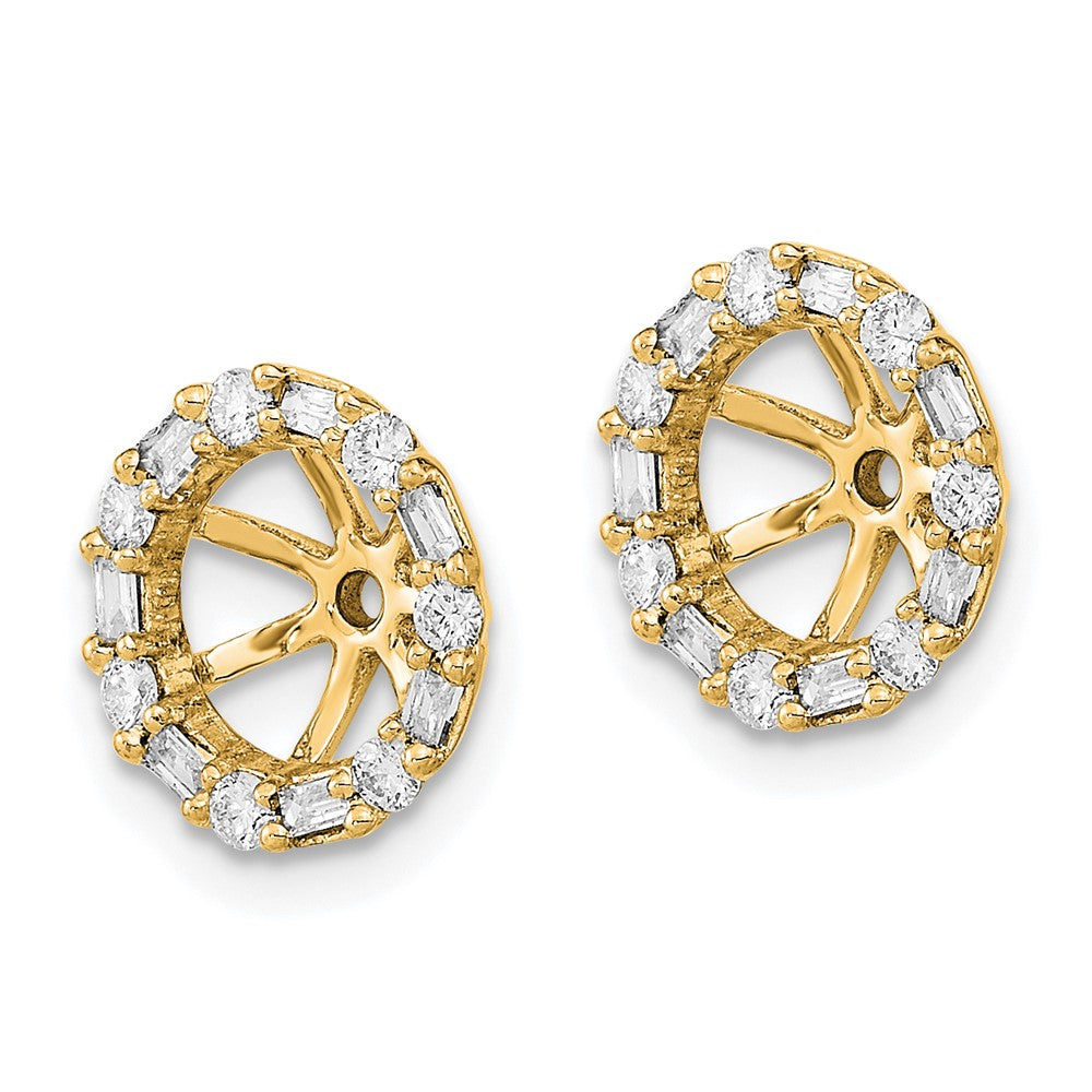 14k Diamond Earring Jackets