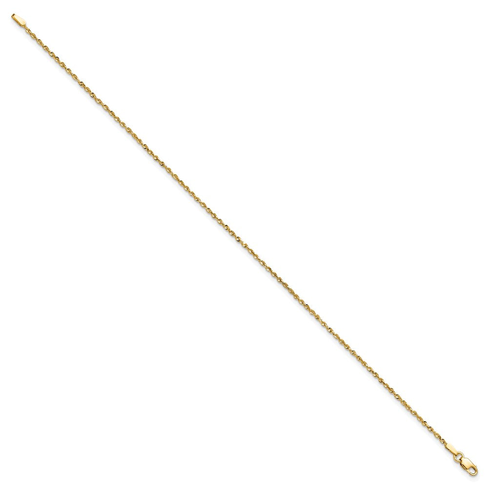 14k 1.5mm Ultra D/C Lightweight Rope Chain