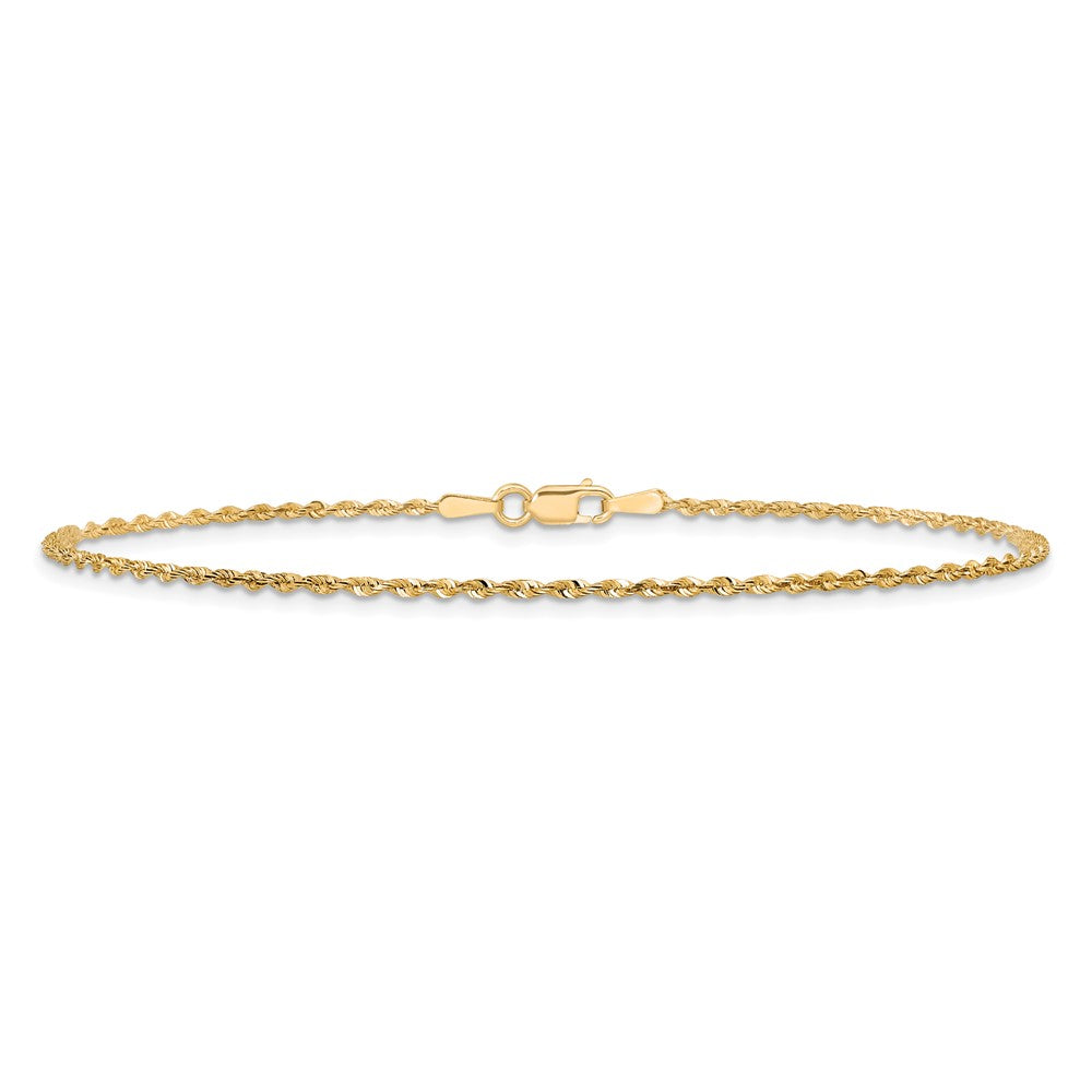14k 1.5mm Ultra D/C Lightweight Rope Chain