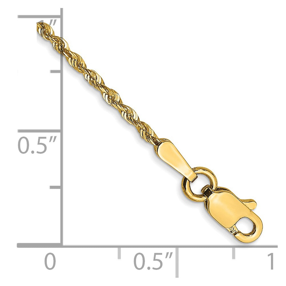 14k 1.5mm Ultra D/C Lightweight Rope Chain