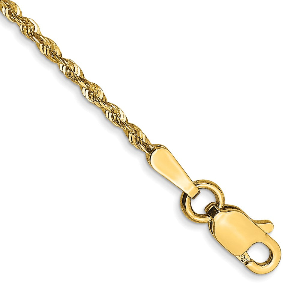 14k 1.5mm Ultra D/C Lightweight Rope Chain