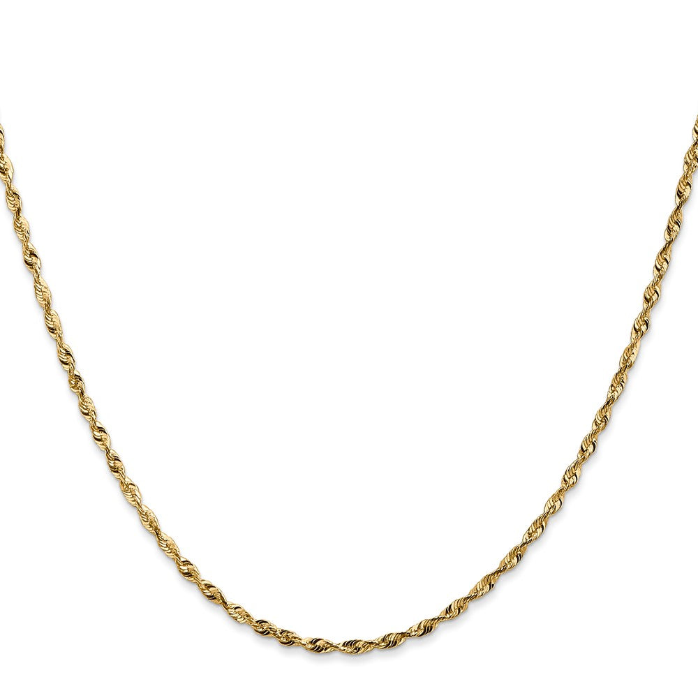 14k 1.8mm Ultra D/C Lightweight Rope Chain