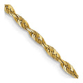 14k 2.0mm Ultra D/C Lightweight Rope Chain