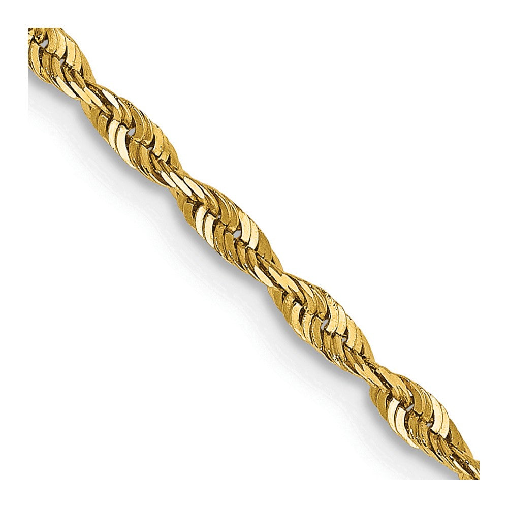 14k 2.0mm Ultra D/C Lightweight Rope Chain