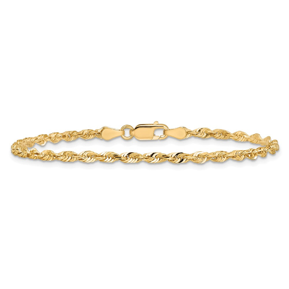 14k 2.75mm Ultra D/C Lightweight Rope Chain