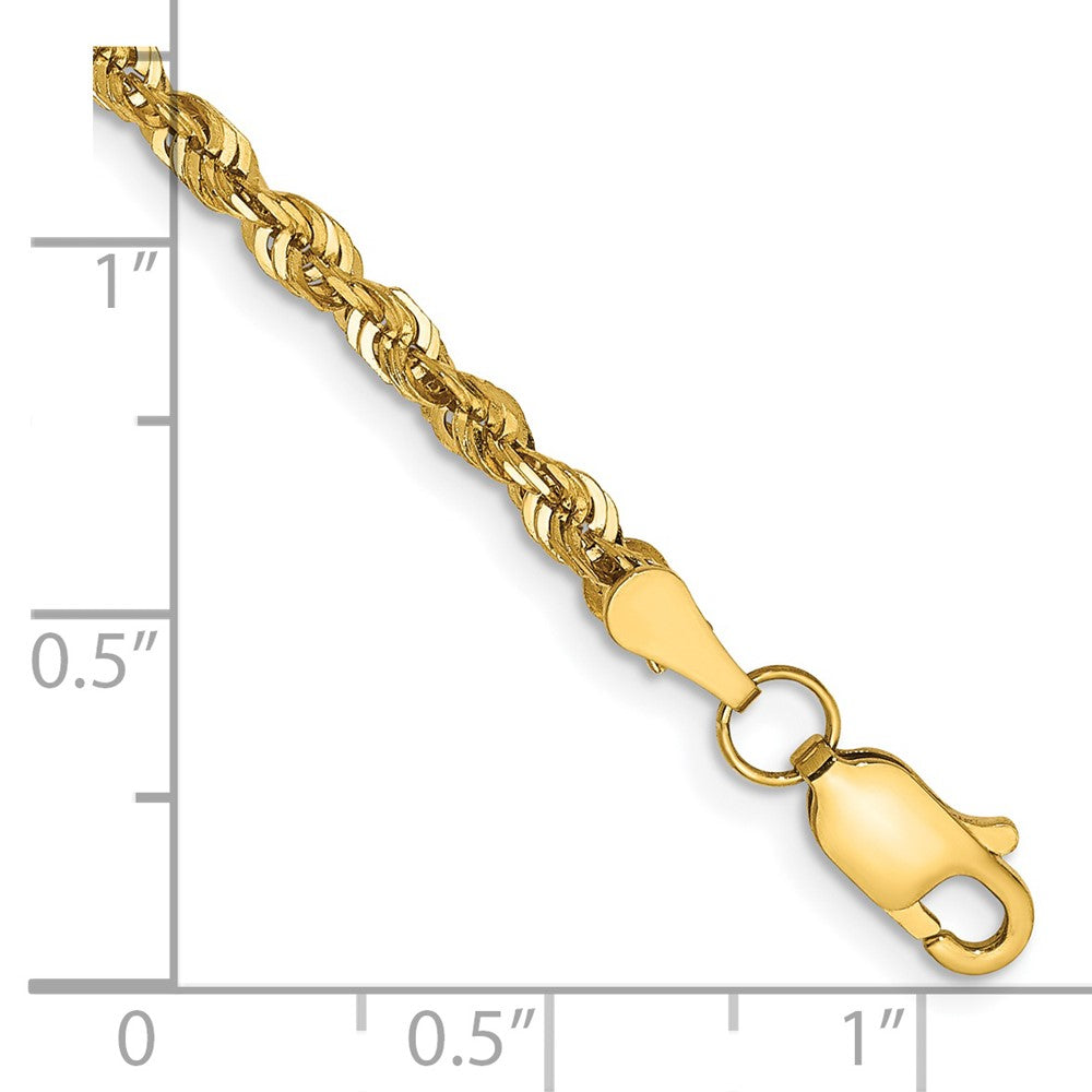 14k 2.75mm Ultra D/C Lightweight Rope Chain