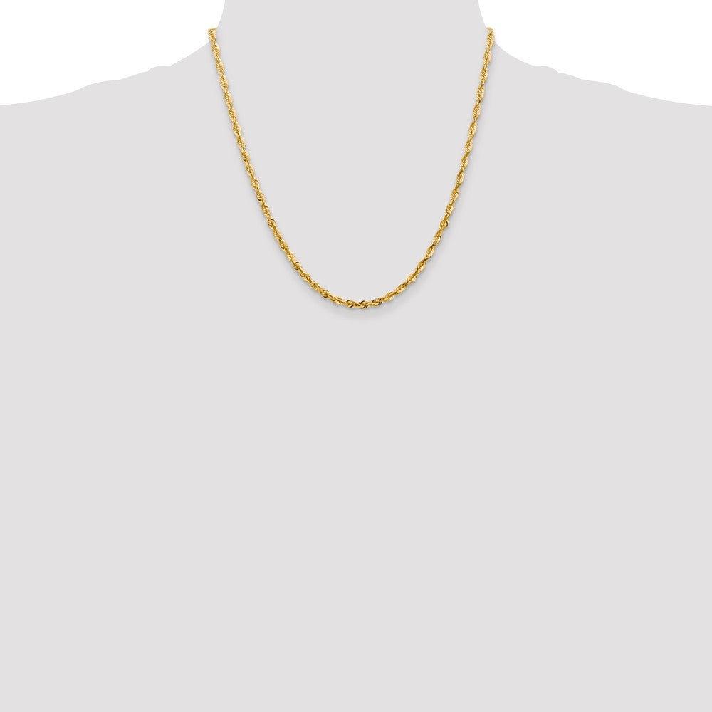 14k 4.0mm Ultra D/C Lightweight Rope Chain
