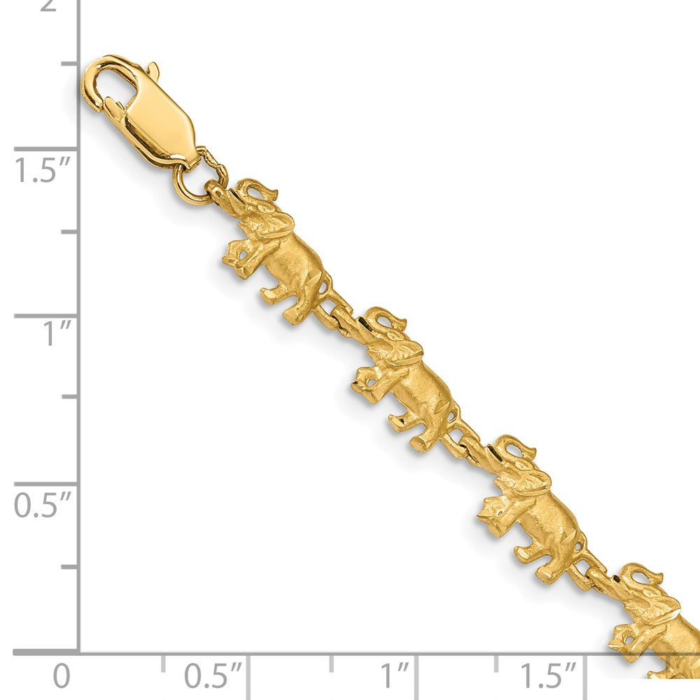 14k Elephant Bracelet