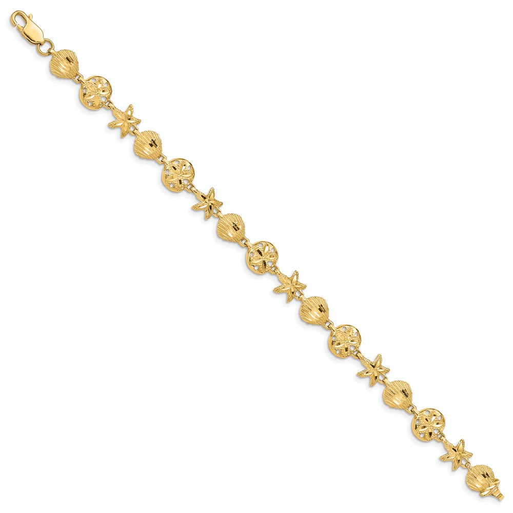 14k Sea Life Bracelet