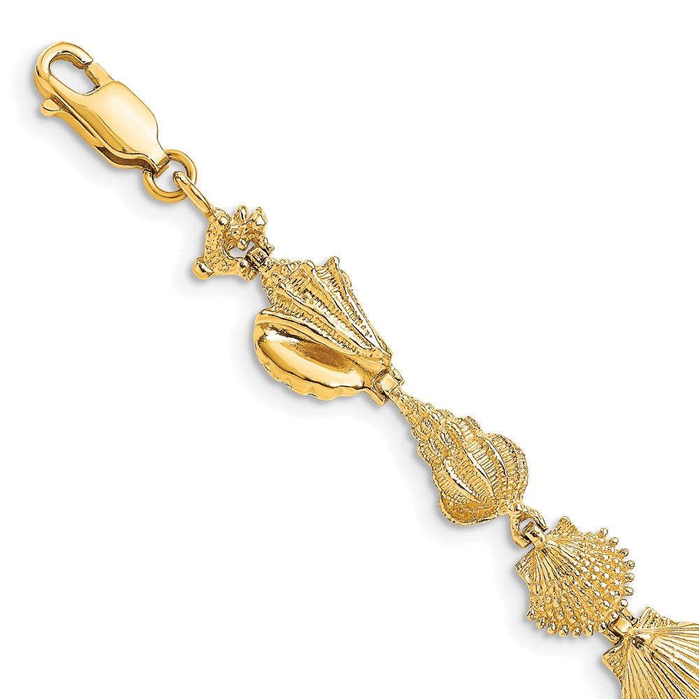 14k Sea Shells Bracelet