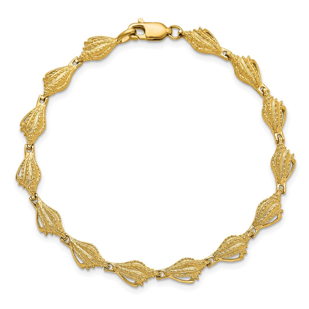 14k Conch Shell Bracelet