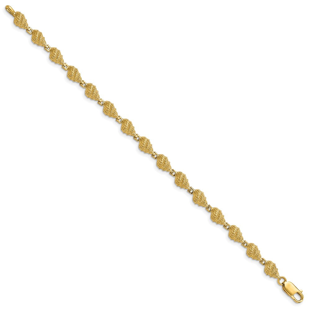 14k Conch Shell Bracelet