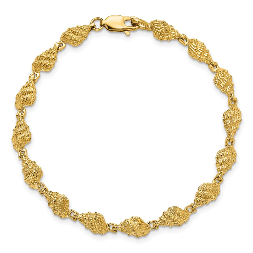 14k Conch Shell Bracelet
